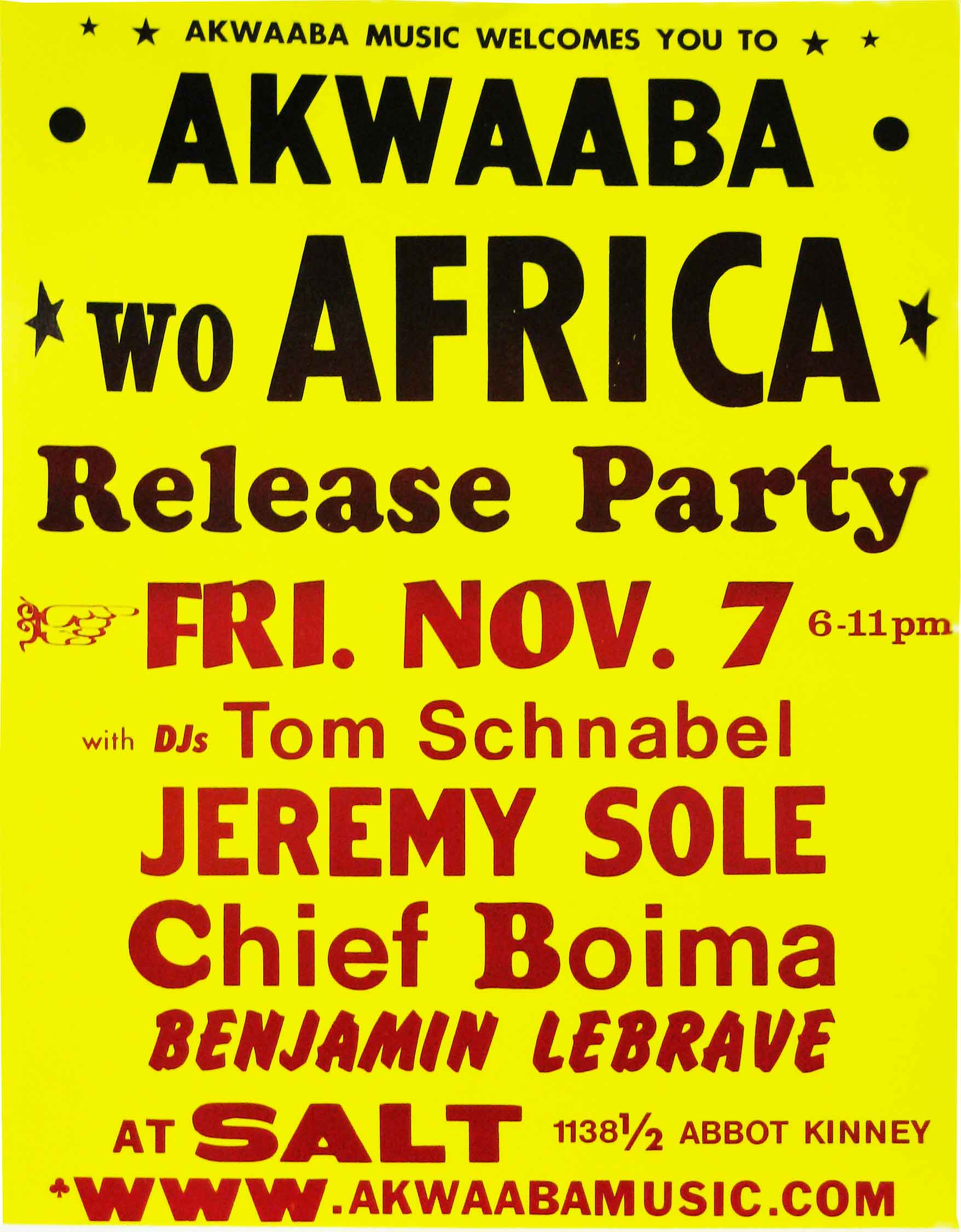 11/07 LA: Release Party
