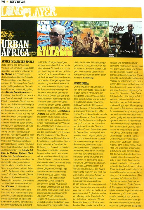 Killamu in Riddim mag (DE)