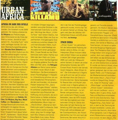 Killamu in Riddim mag (DE)